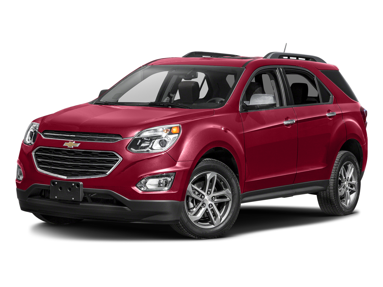 2016 Chevrolet Equinox AWD LTZ in Siren Red Tintcoat — front three-quarter view