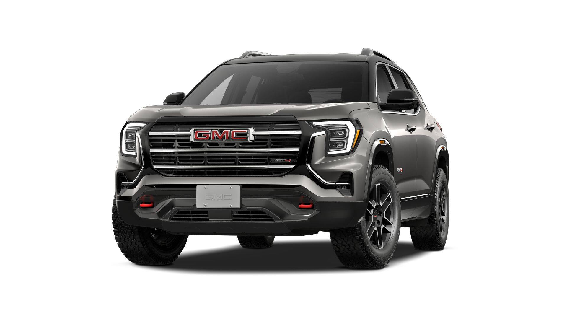 2027 GMC Terrain AWD AT4 in Sterling Metallic — front three-quarter view